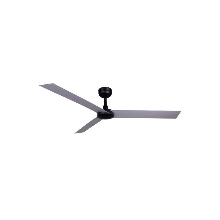 CRUISER XL Ventilador negro/aluminio ventilador de techo Faro Cruiser