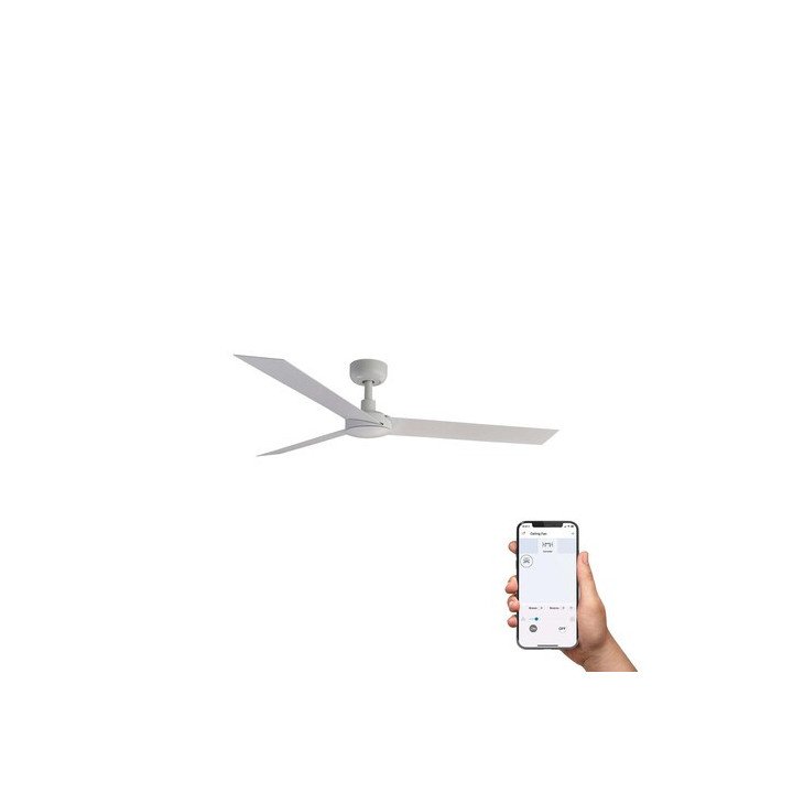 CRUISER L Ventilador blanco Tuya ventilador de techo Faro Cruiser