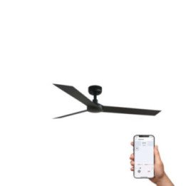CRUISER L Ventilador negro Tuya ventilador de techo Faro Cruiser